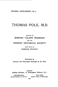 					View No. 7 (1908): Thomas Pole, M.D.
				